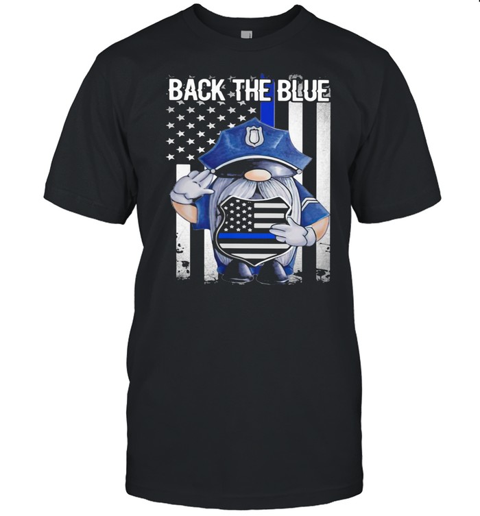 Back The Blue Drawf American Flag shirt Classic Men's T-shirt