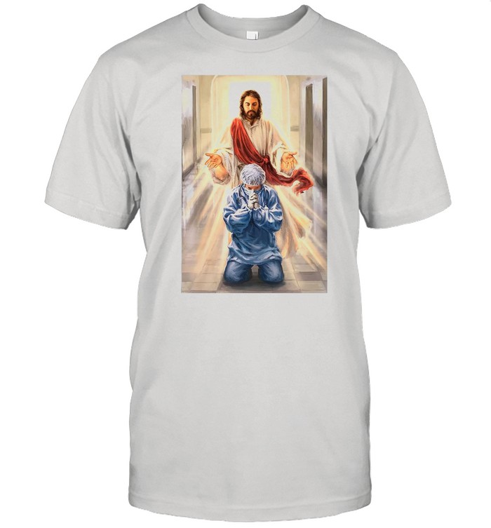 Merciful Jesus Bless Healthcare Heroes You Nurse shirt Classic Men's T-shirt