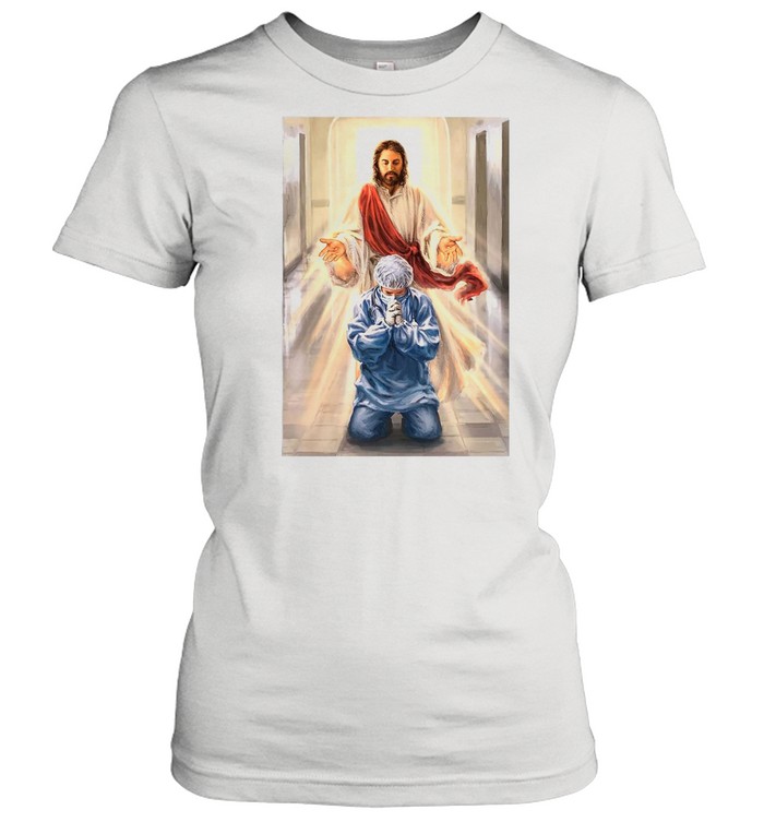 Merciful Jesus Bless Healthcare Heroes You Nurse shirt Classic Women's T-shirt