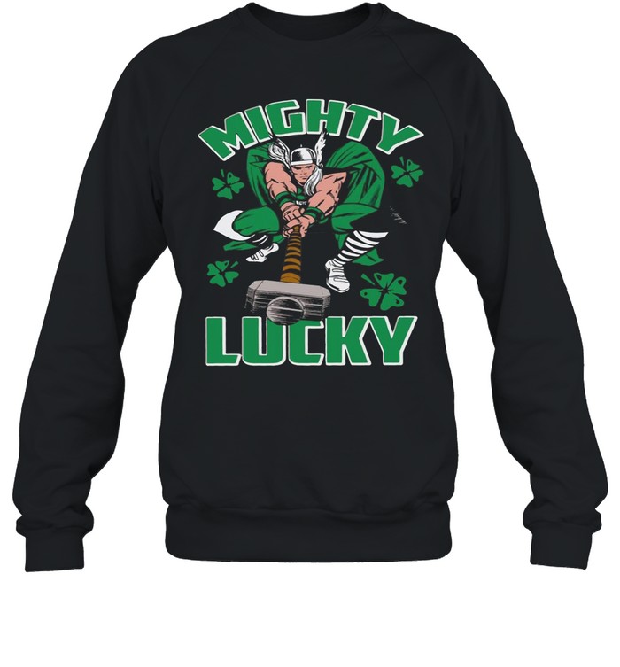 St Patrick’s Marvel Thor Mighty Lucky Funny shirt Unisex Sweatshirt