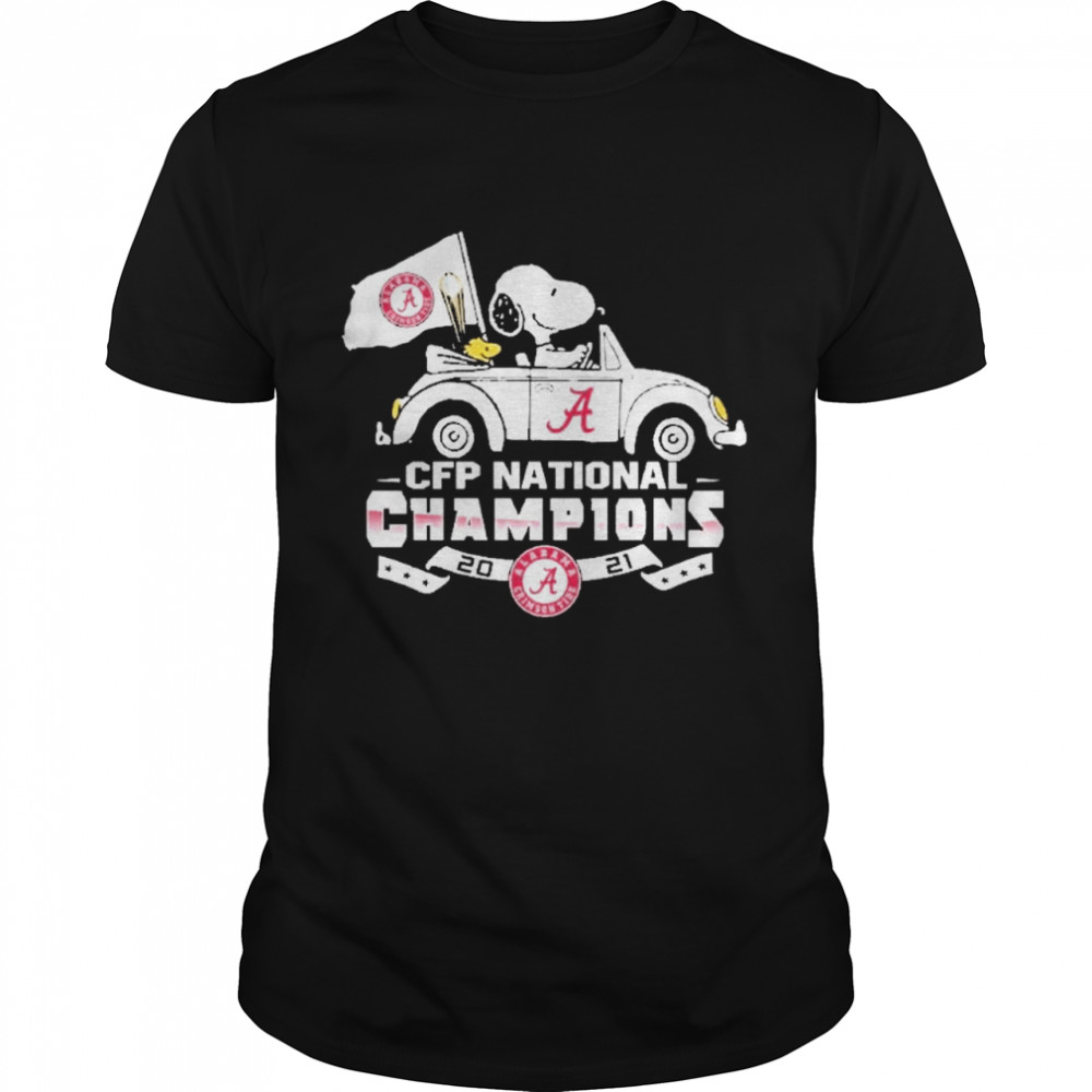 Snoopys ands woodstocks alabamas crimsons tides cfps nationals championss 2021s shirts