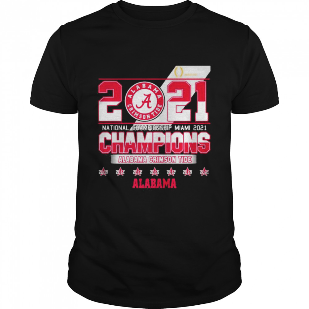 2021 National Championship Miami Alabama Crimson Tide shirt