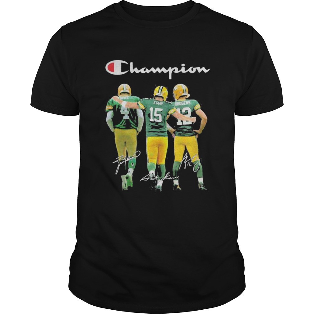 Champion Green Bay Packer Signature shirts