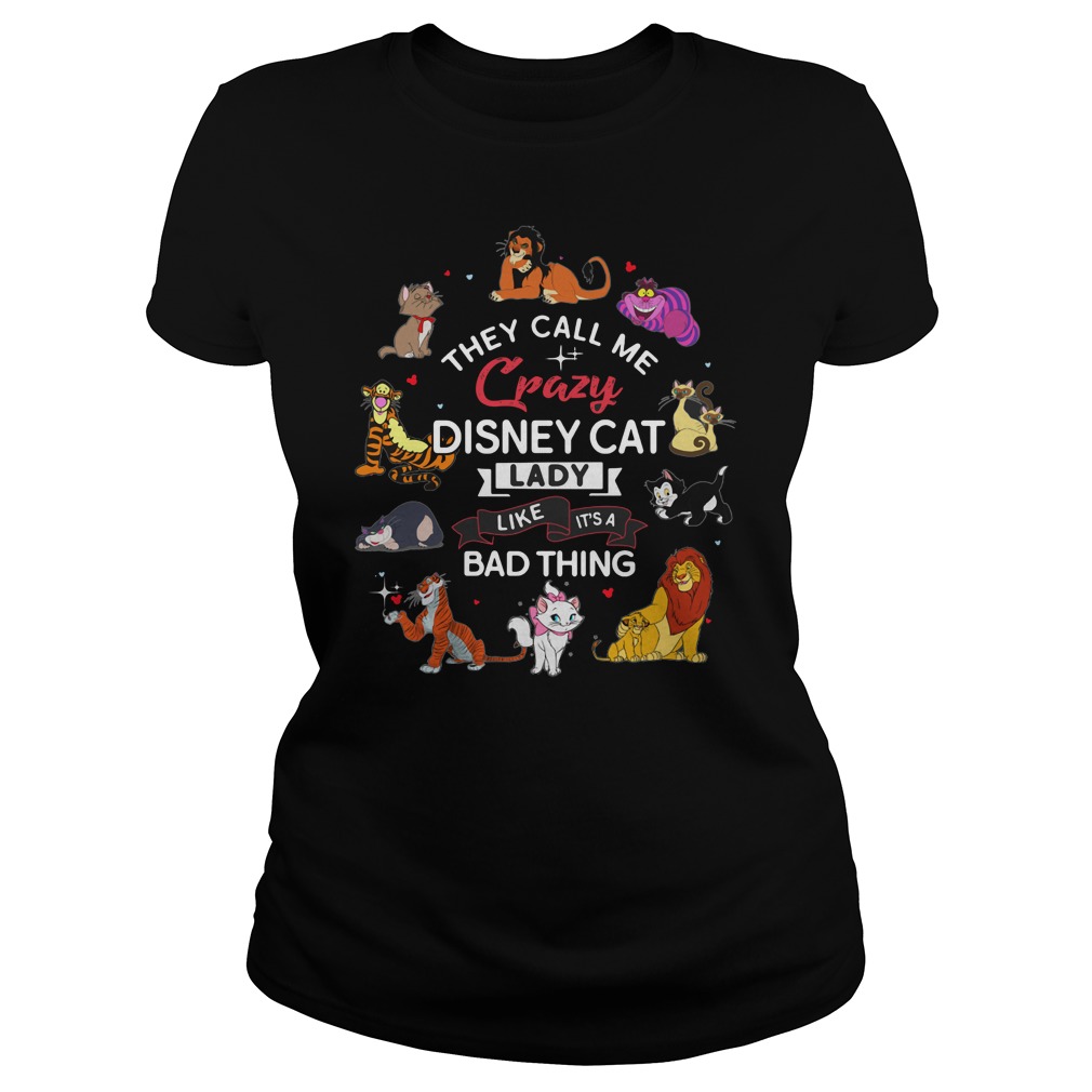 disney cat lady t shirt