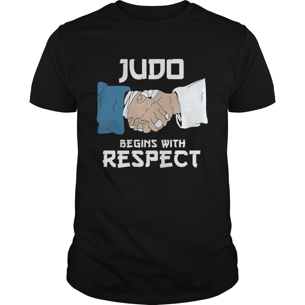 Judo Begins With Respect shirt Classic Men's