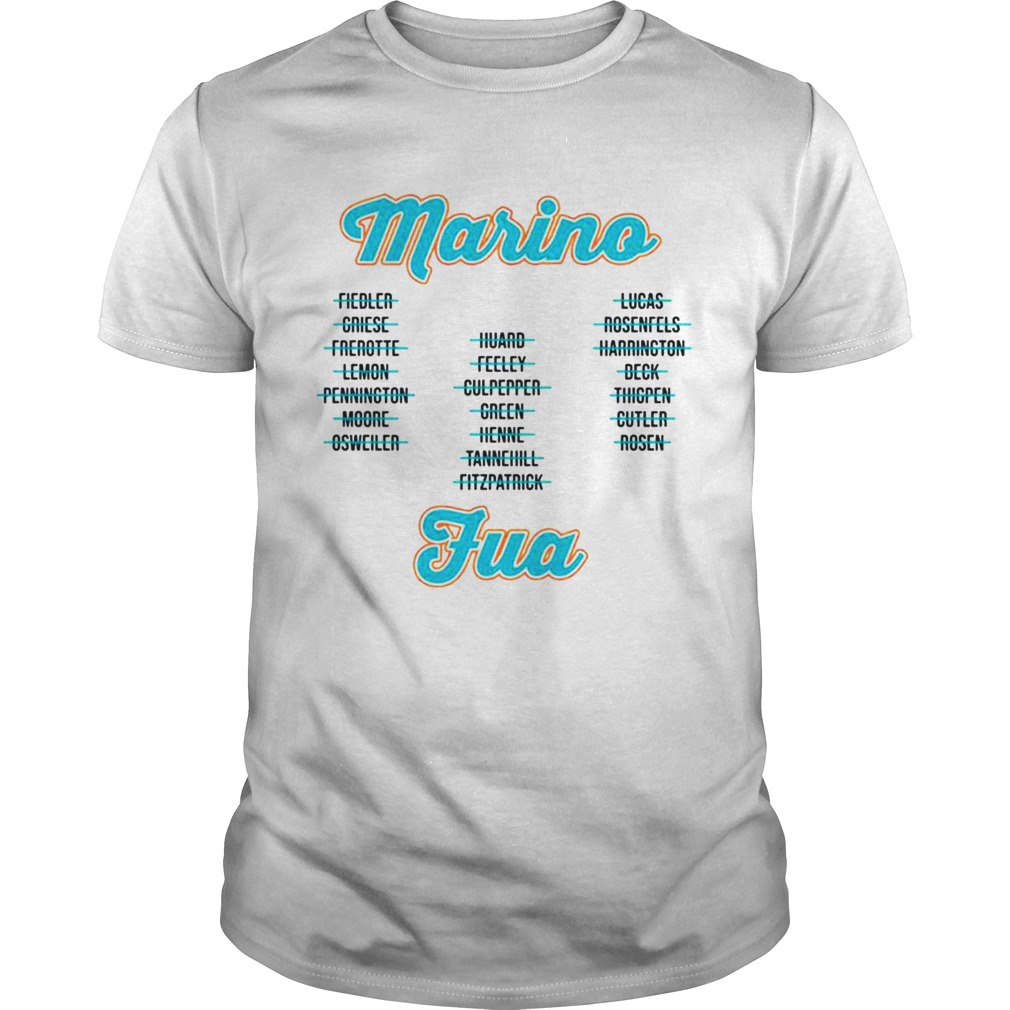 Miami Dolphins from Marino to Tua shirt Classic Men's