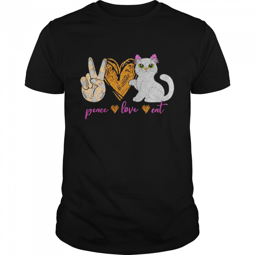 Peace Love Cat shirt