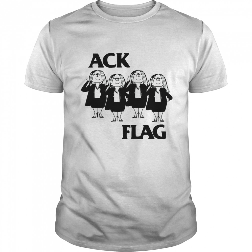 Cathy Ack flag shirts