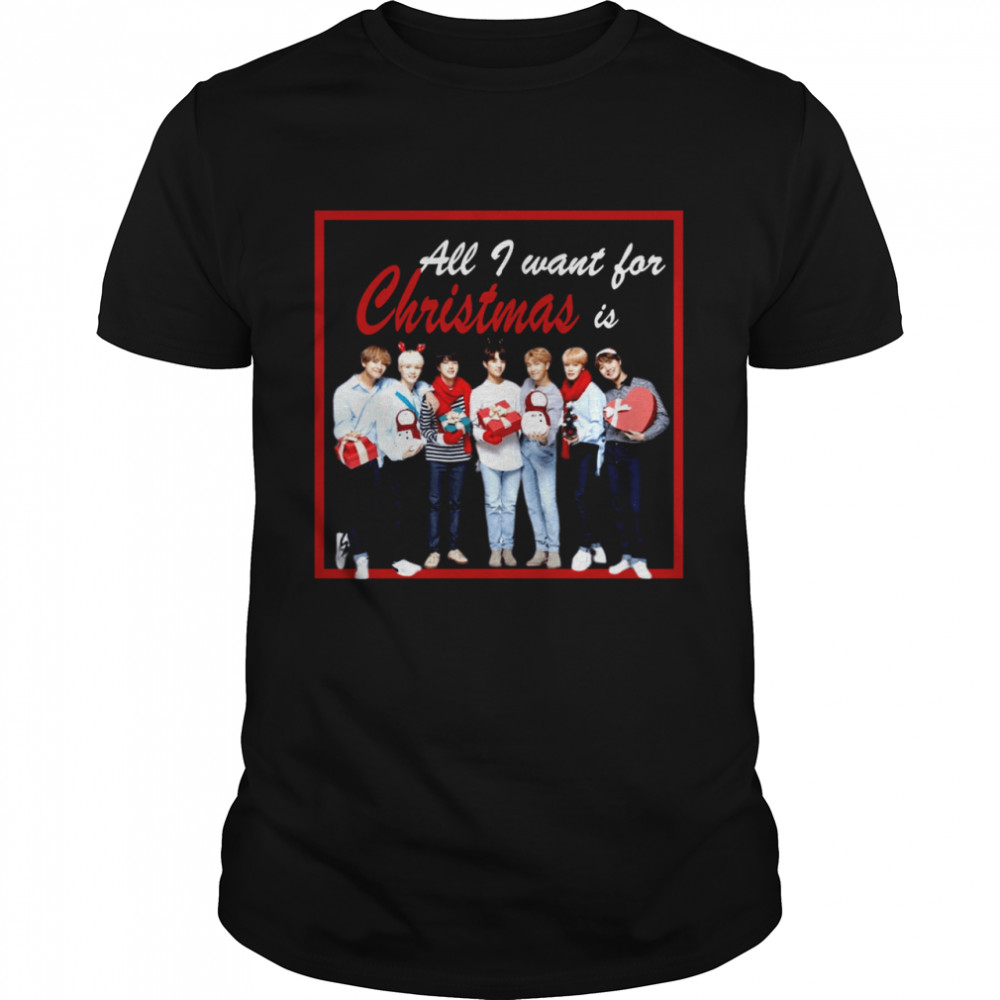 All I want for Christmas is BTS shirt