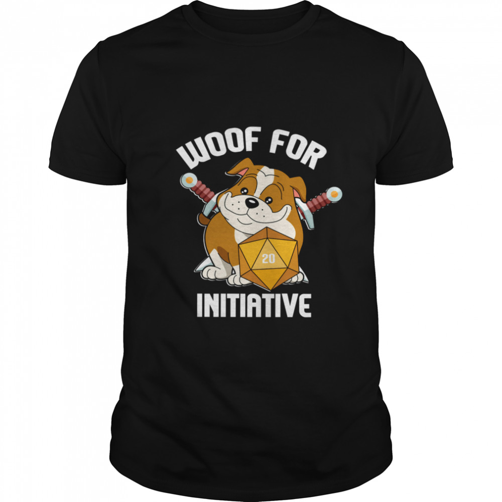 Woofs fors Initiatives Bulldogs D20s shirts