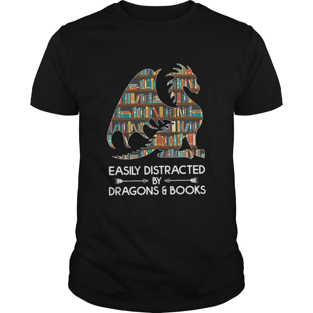 Book lovers easily distracted by dragon and books t