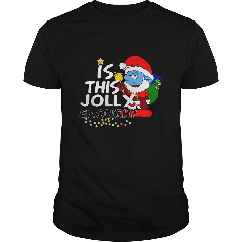 Santa is this jolly enough Christmas t-shirt