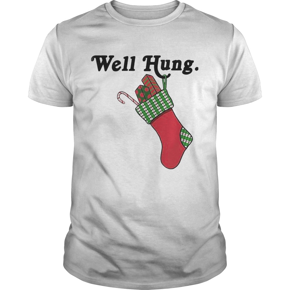 Sock Well Hung Christmas shirt