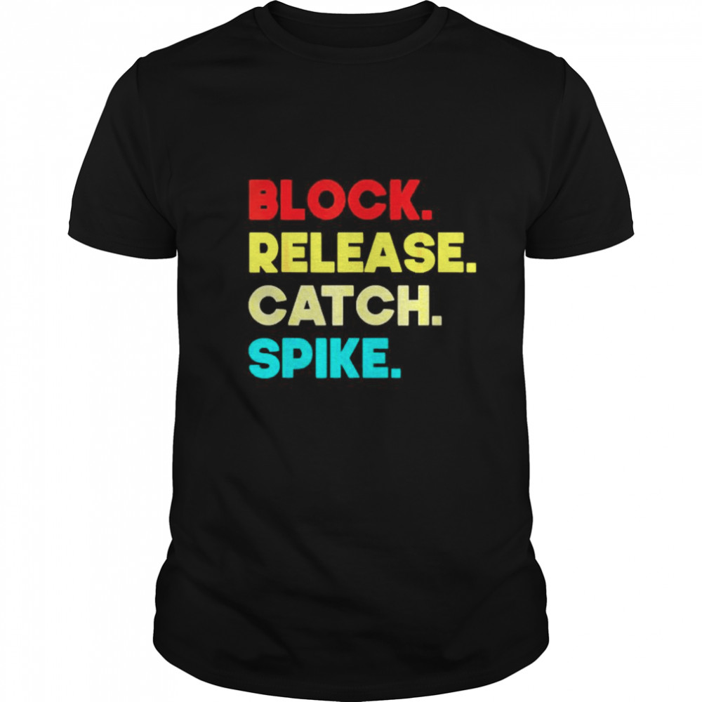 Block release catch spike shirt Classic Men's