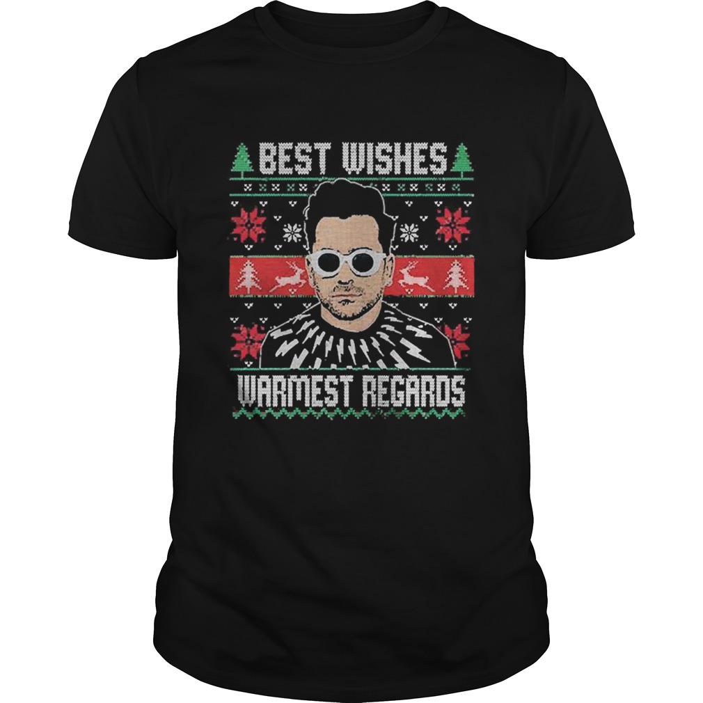 Schitts’s Creek Best Wishes Warmest Regards Ugly Christmas shirts