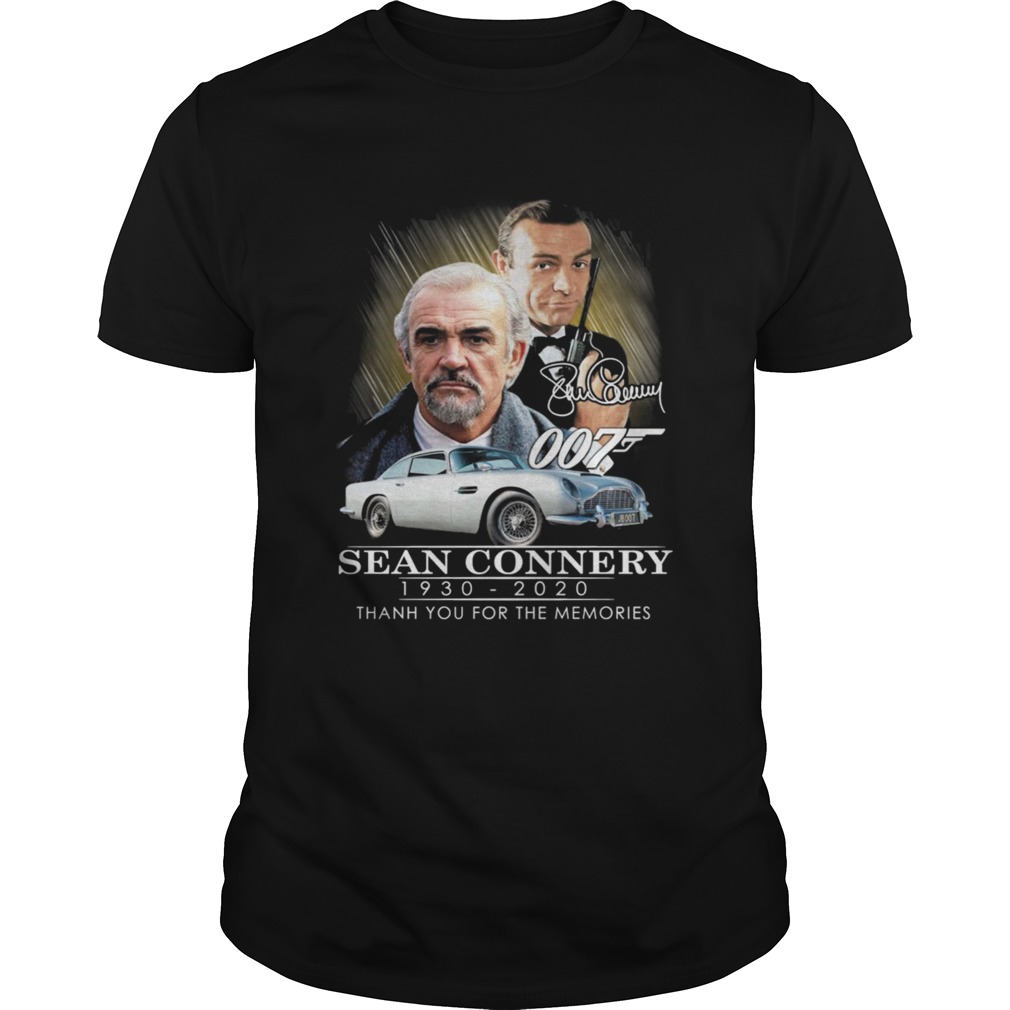 007s Seans Connerys 19302020s thanks yous fors thes memoriess signaturess shirts