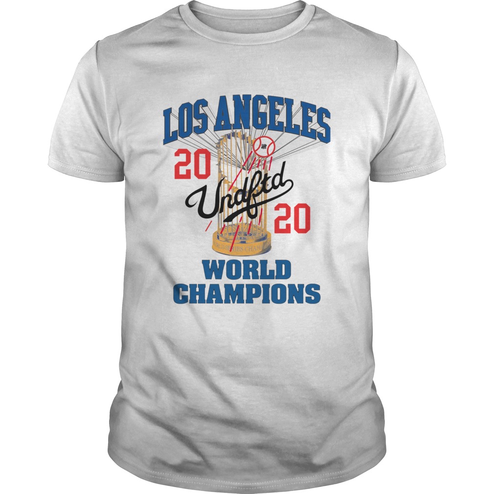 Mlb Los Angeles Dodgers Undefeated 2020 World Championship shirt