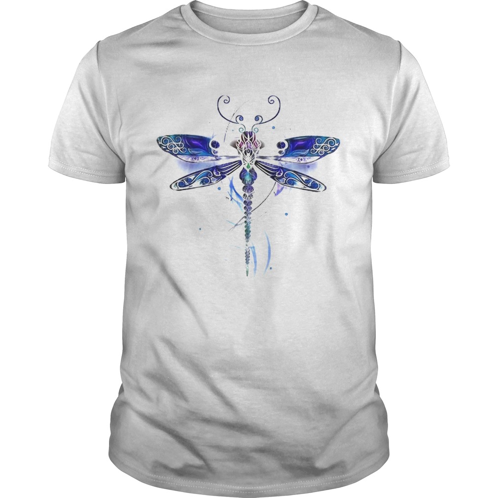 Abstract Dragonfly shirt
