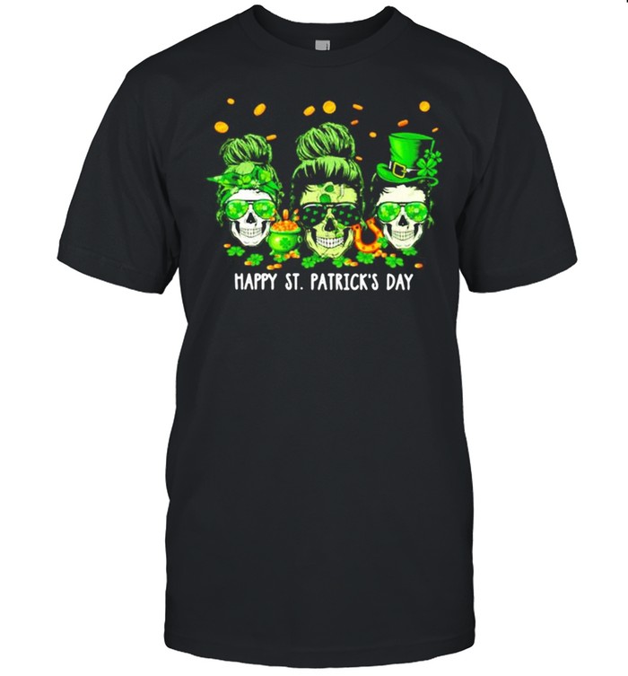 Skull Happy St Patricks Day shirts