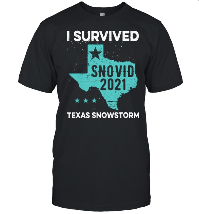 I Survived Covid 2021 Texas Snowstorm shirt Classic Men's T-shirt