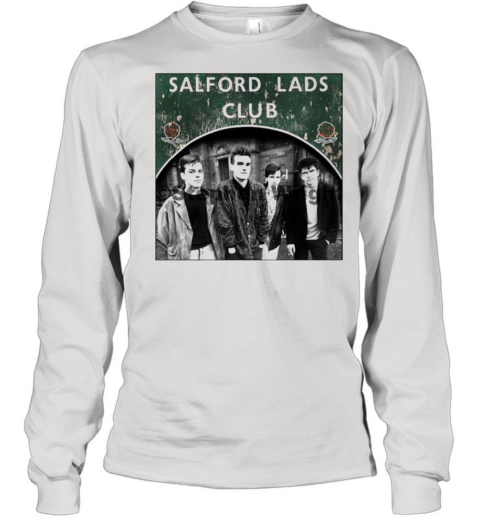 Smiths Salford Lads Club Original Square Print – The Queen Is Dead shirt Long Sleeved T-shirt