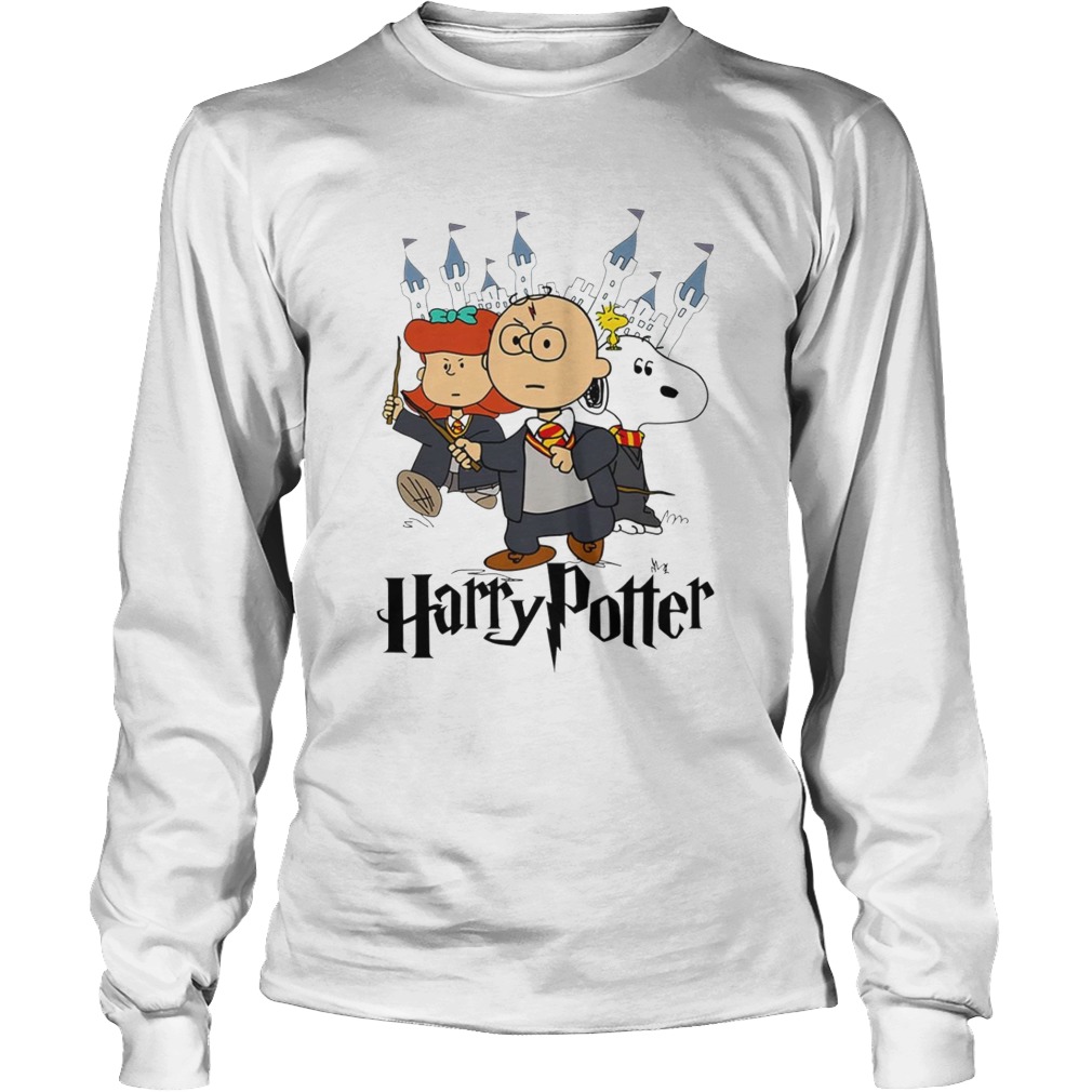 Haringen web samenvoegen Snoopy Charlie Brown Lucy van Pelt Harry Potter shirt - Heaven Shirt