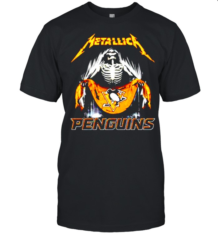 Metallica Pittsburgh Penguins Master of Puppets shirt