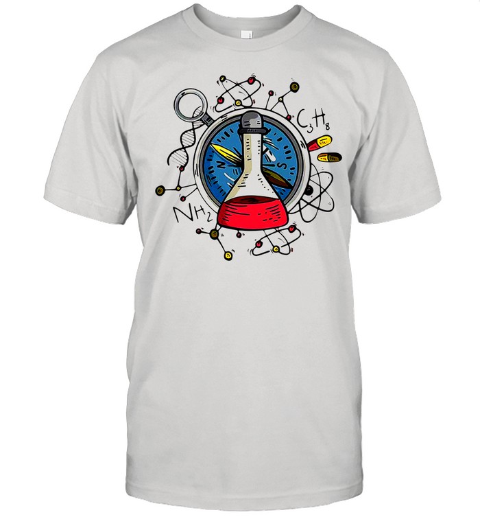 Science Stickers Chemist Elements shirt
