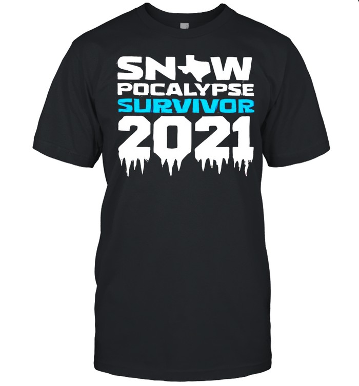 Texas snow apocalypse survivor 2021 Covid 19 and Snowstorm shirt Classic Men's T-shirt