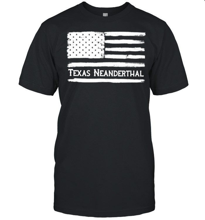 Texas Neanderthal American Flag shirt Classic Men's T-shirt