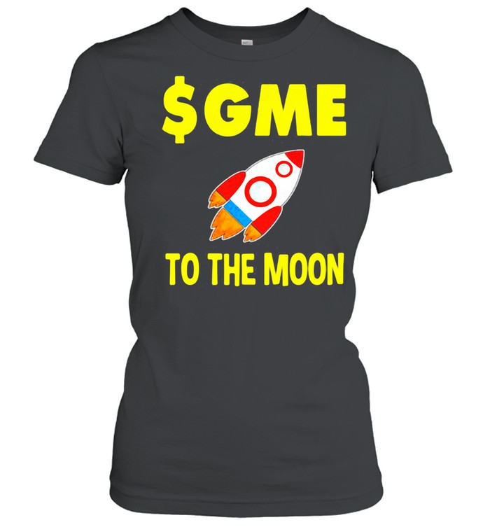 $GME To The Moon Gamestonk Shirt