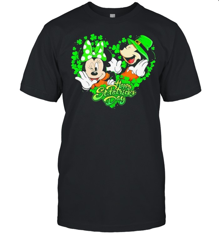 Disney Irish Unisex Top Patrick/'s Day T-Shirt Personalised Mickey Minnie St