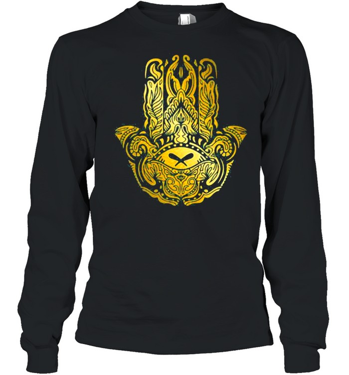 Symbol Golden Hamsa shirt Long Sleeved T-shirt