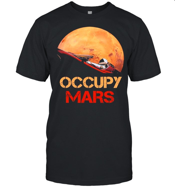 The Occupy Mars Spacex Starman Essential shirts