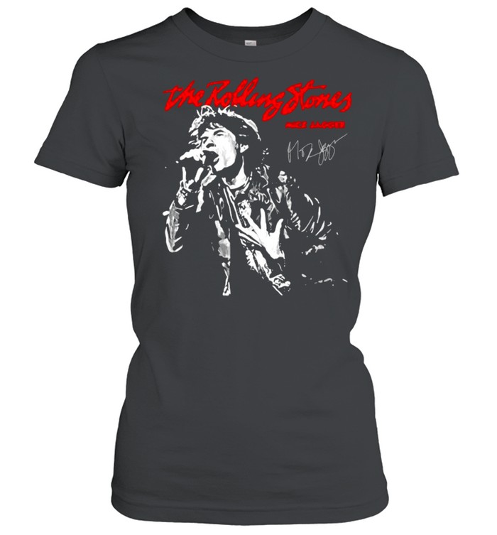 The Rolling Stones Mick Jagger Signature Classic Women's T-shirt