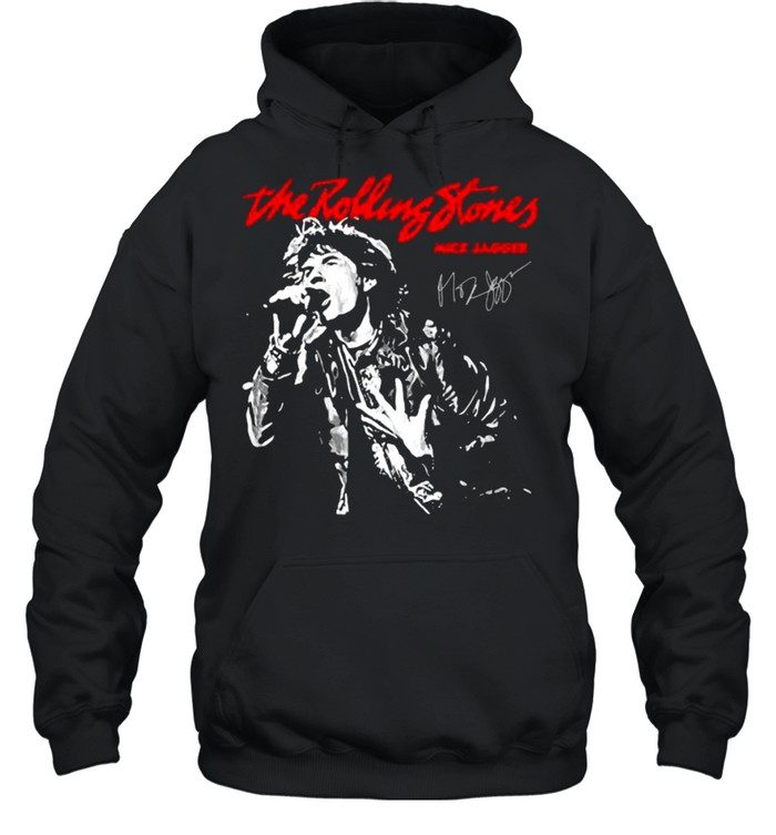 The Rolling Stones Mick Jagger Signature Unisex Hoodie
