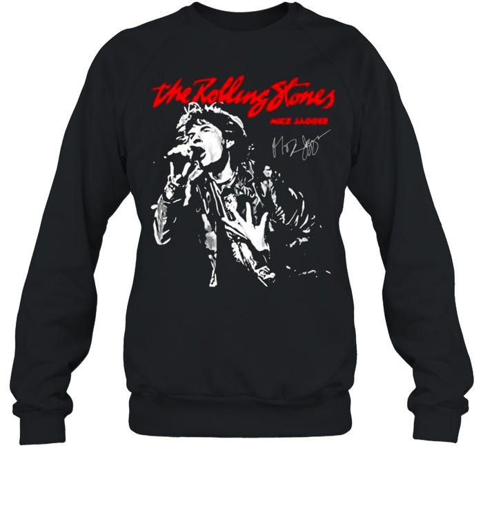 The Rolling Stones Mick Jagger Signature Unisex Sweatshirt