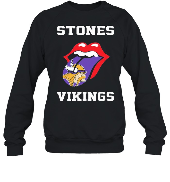 The Rolling Stones Minnesota Vikings 2021 shirt Unisex Sweatshirt