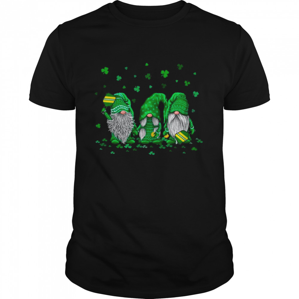 Gnome Playing Pickleball Happy St Patrick’s Day 2021 shirt