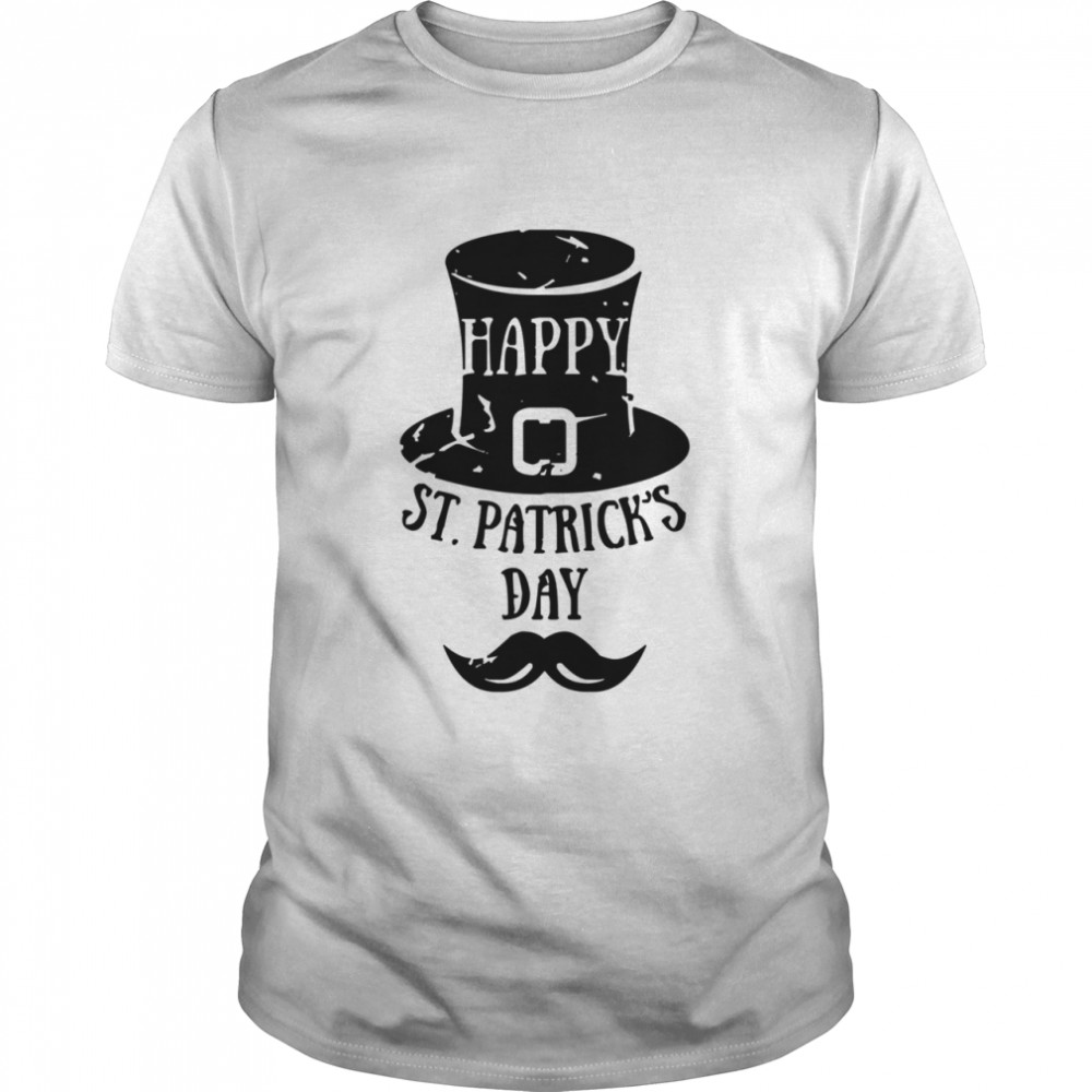 Happy St Patricks’s Day Top Hat Mustache Irish Holiday shirts