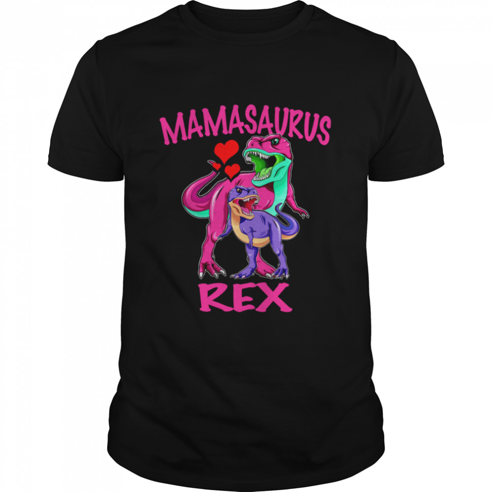 Mother and Child Dinosaur Mothers Day shirts