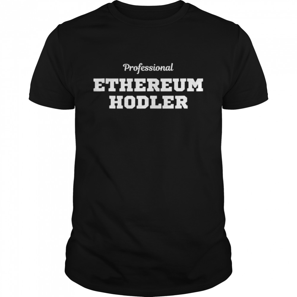Professional Ethereum Hodler ETH Sharding Ethereum Crypto shirt Classic Men's T-shirt