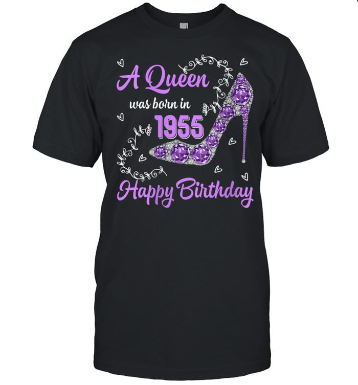 Girls Was Born In 1955 Happy Bday To Me 66 Yrs old shirt