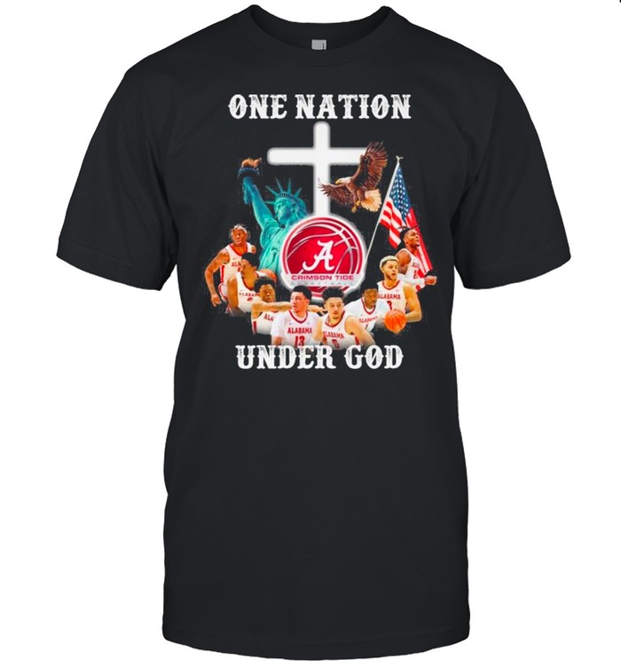 Alabama Crimson Tide Basketball Teams One Nation Under God shirt Classic Men's T-shirt
