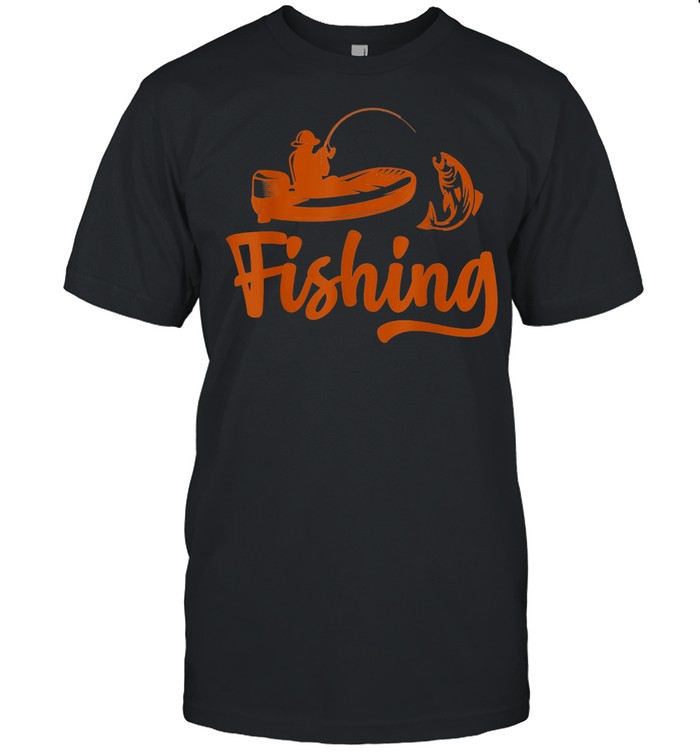 Fishing Boat Sea Lake Fishing Rod Hobby Angler Fisher Sea shirt Classic Men's T-shirt