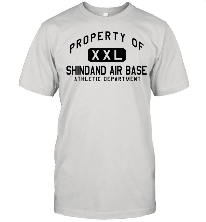 Property of Shindand Air Base Athletic Department shirts