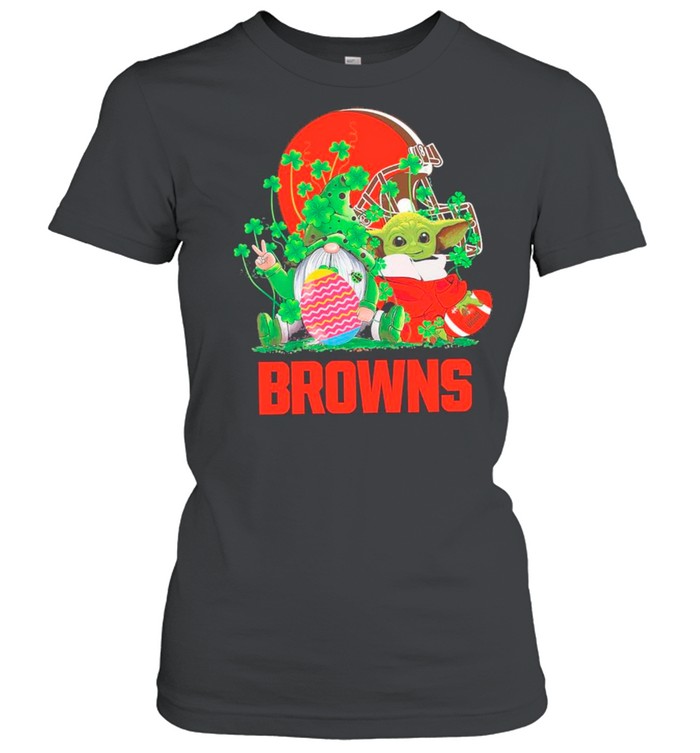 Star wars baby Yoda hug rugby cleveland browns and gnome hug easter egg  happy easter and st patrick's day 2021 shirt, hoodie, sweater, long sleeve  and tank top