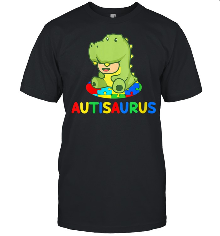 Autisaurus Puzzle Pieces shirt Classic Men's T-shirt