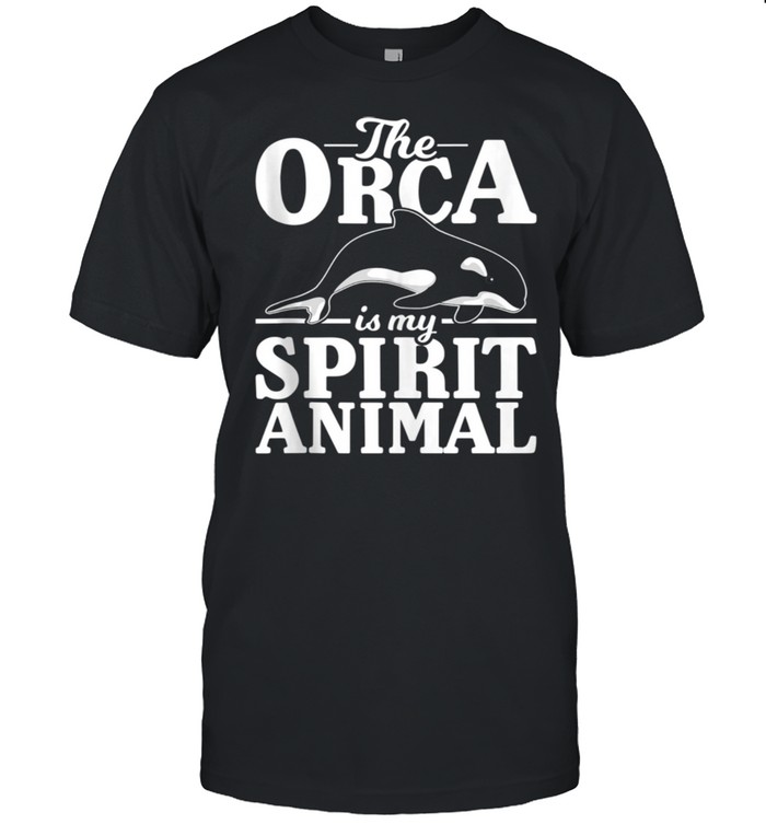 Ocean Animal Aquarist Spirit Animal Whale Orca shirt Classic Men's T-shirt
