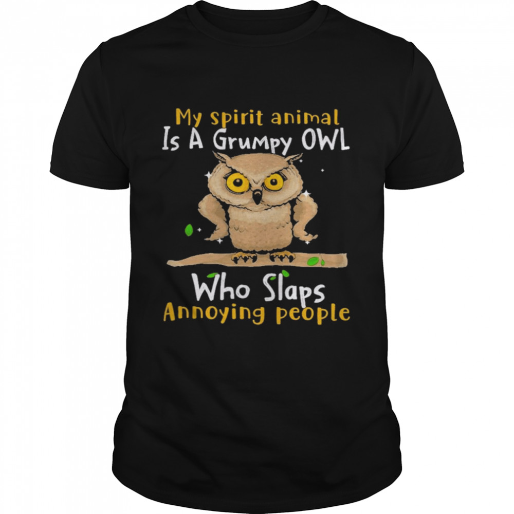 Owl Annoying People Owl Lovers  Classic Men's T-shirt